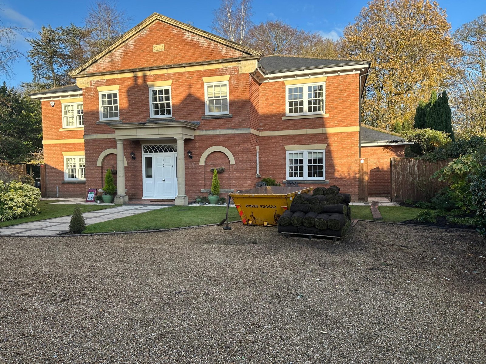 Professional garden renovation in Alderley Edge, Cheshire — paving and planting