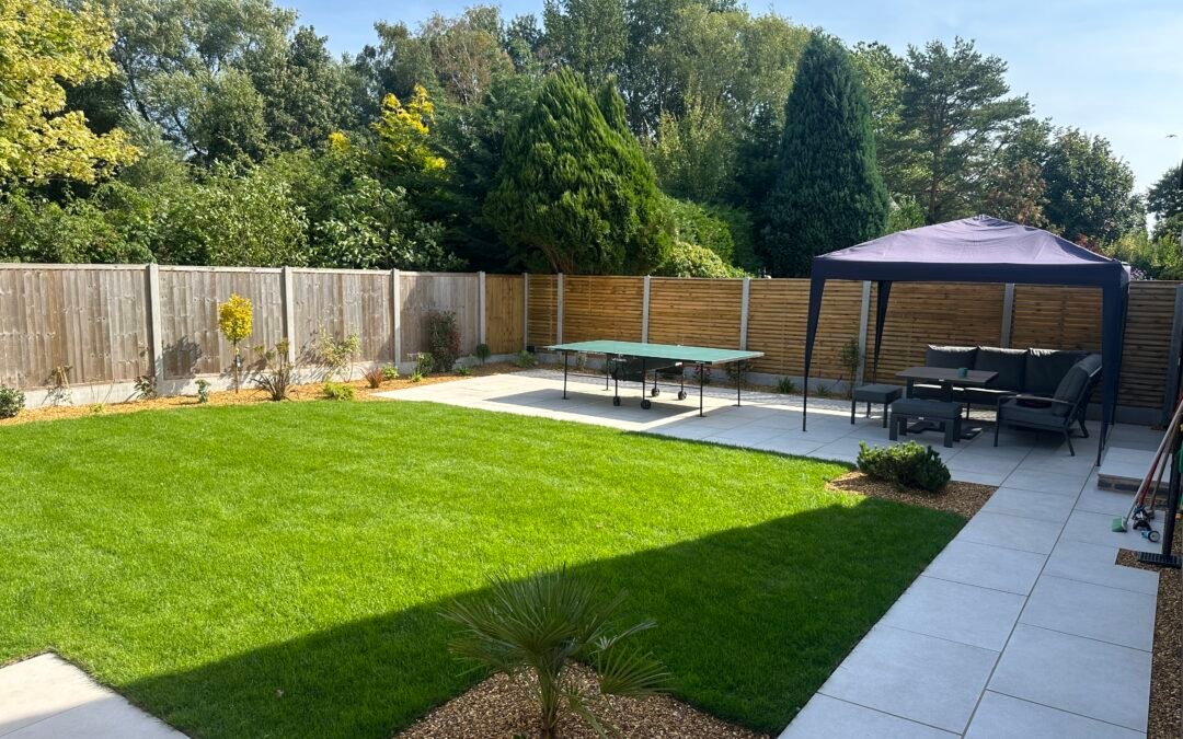 Burford Close, Wilmslow — finished garden